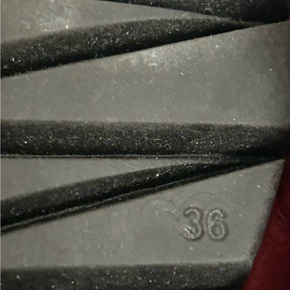 Wanda Panda Red Leather Boots - Picture 6 of 7